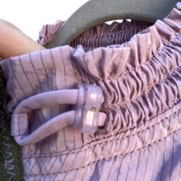 FREE PEOPLE Movement  Starting Lineup Windbreaker Bomber Purple Jacket Sml NWOT - Picture 5 of 15